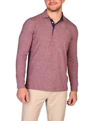 Tailorbyrd Men's Byrd Blend Long Sleeve Polo