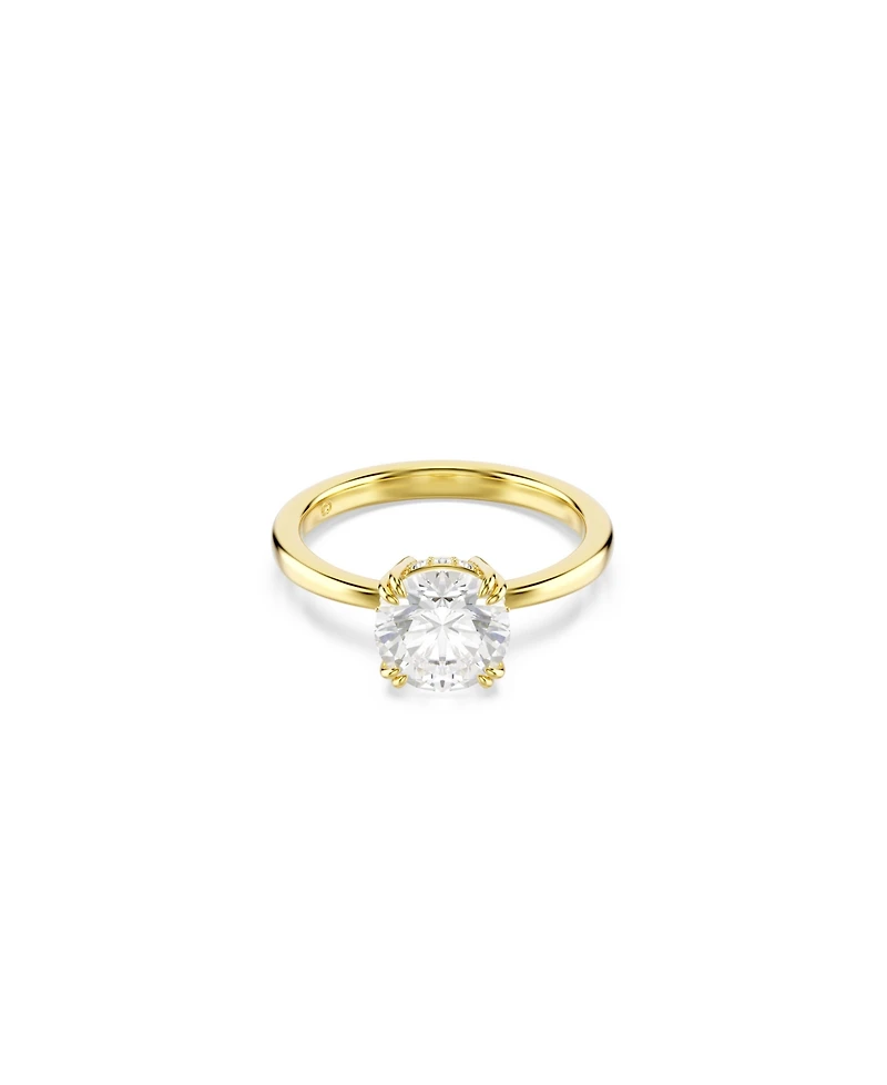 Swarovski Stilla Attract Cocktail Gold-Tone Plated Ring