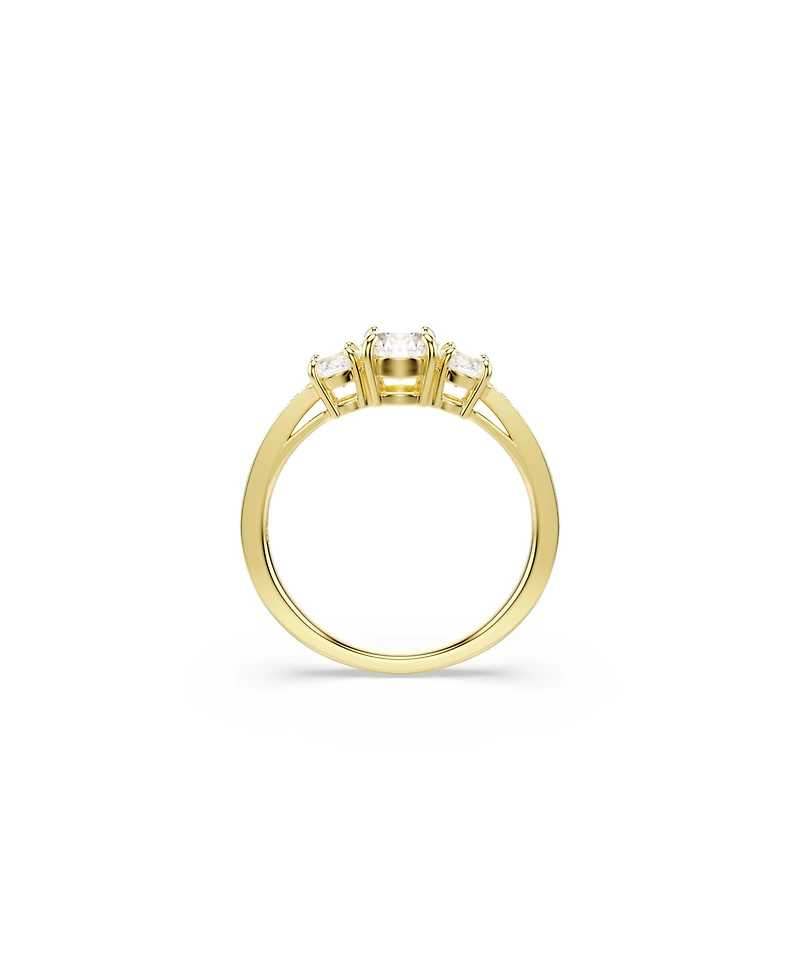 Swarovski Stilla Attract Gold-Tone Plated Ring
