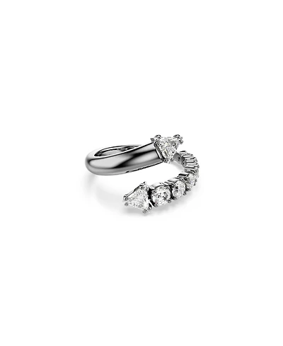 Swarovski Sublima White Ruthenium Plated Open Ring