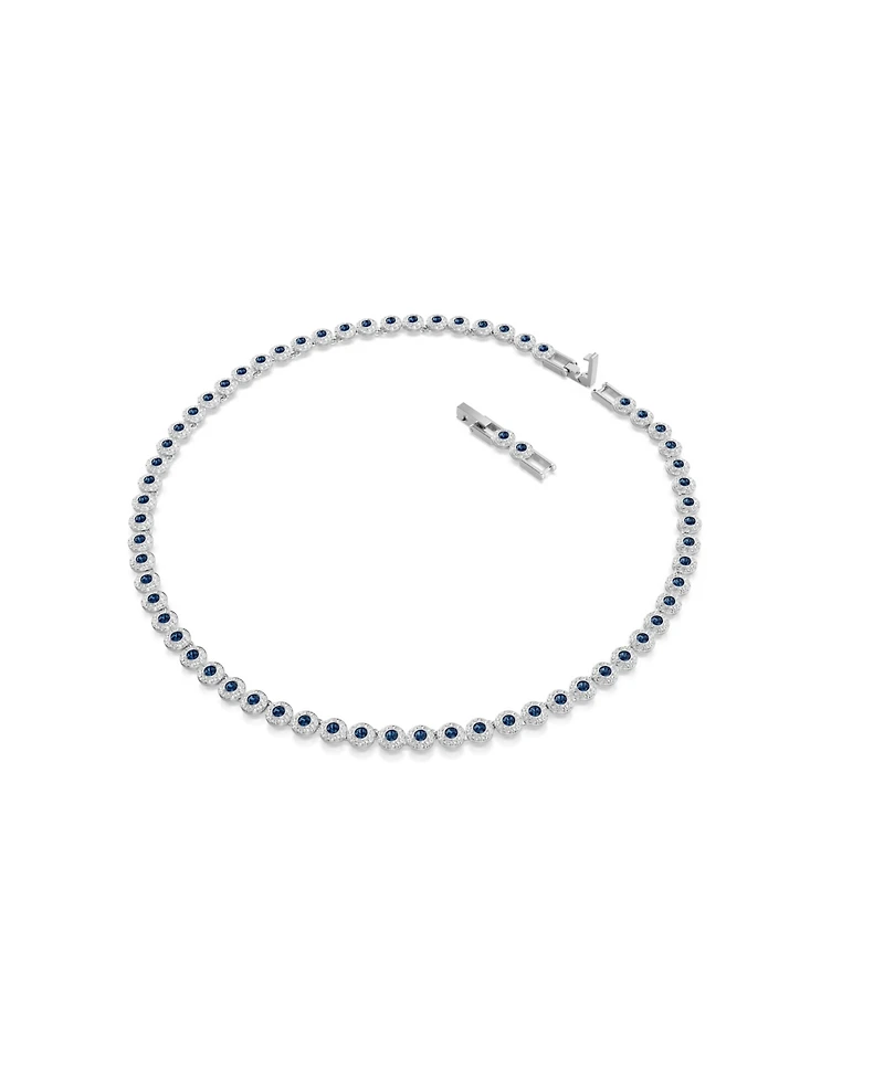 Swarovski Una Angelic Rhodium Plated Tennis Necklace