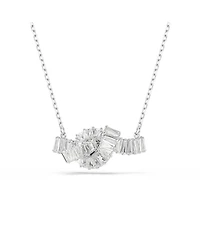 Swarovski Matrix Rhodium Plated Pendant Necklace