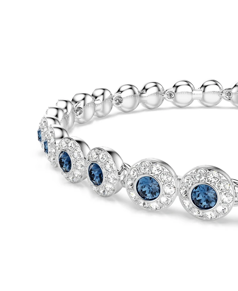 Swaroski Una Angelic Rhodium Plated Tennis Bracelet