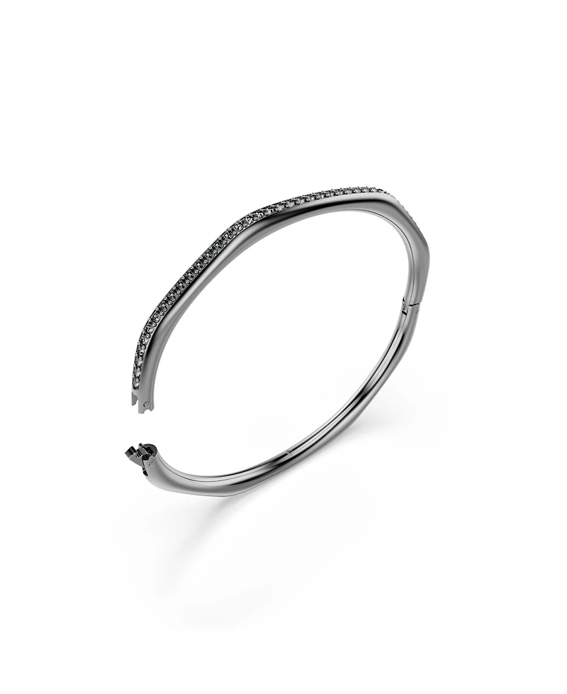 Swaroski Dextera Ruthenium Plated Bangle