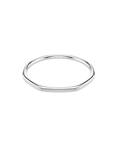 Swaroski Dextera Rhodium Plated Bangle