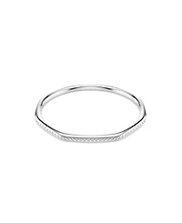 Swaroski Dextera Rhodium Plated Bangle