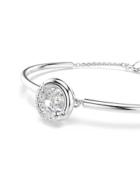 Swaroski Dextera Rhodium Plated Bangle