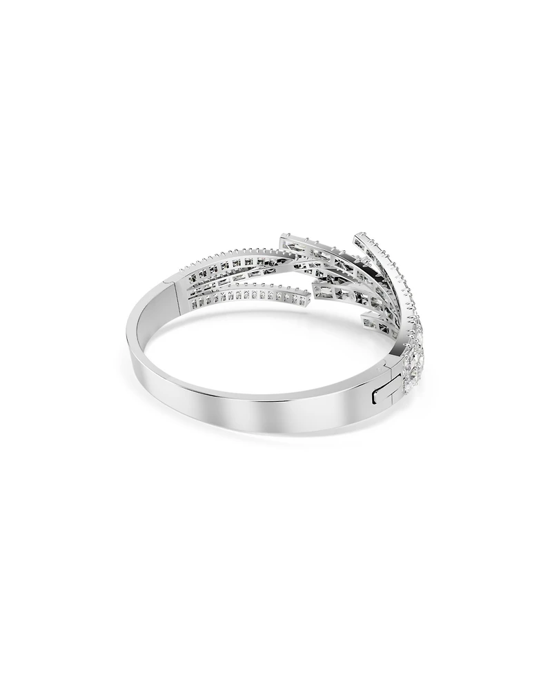 Swaroski Matrix Rhodium Plated Bangle