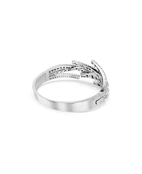 Swaroski Matrix Rhodium Plated Bangle