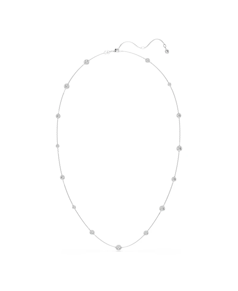 Swarovski Una Angelic Strandage Rhodium Plated Necklace