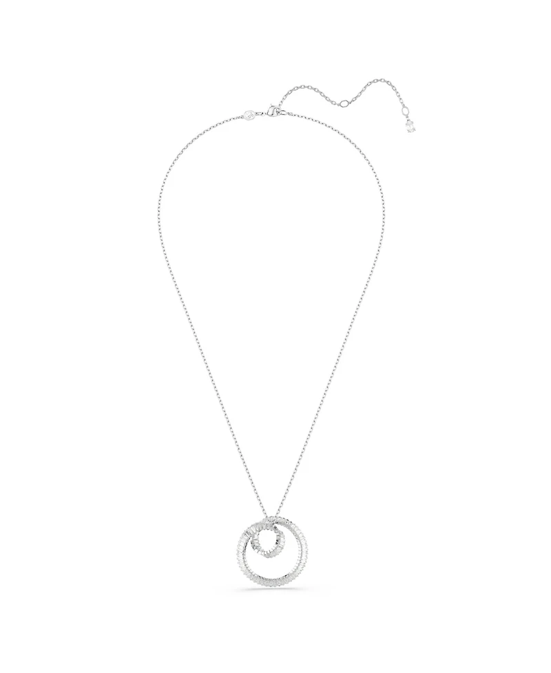 Swarovski Matrix Rhodium Plated Pendant Necklace