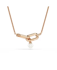 Swarovski Constella Rose Gold-Tone Plated Pendant Necklace