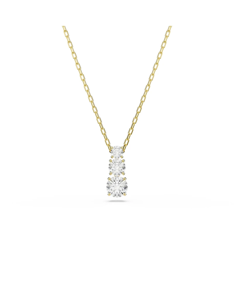 Swarovski Stilla Attract Gold-Tone Plated Pendant Necklace