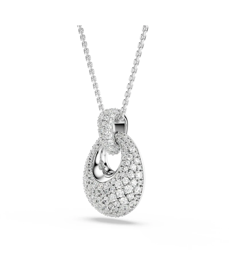 Swarovski Sublima Rhodium Plated Pendant Necklace