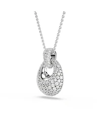Swarovski Sublima Rhodium Plated Pendant Necklace