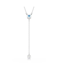 Swarovski Stilla Attract Rhodium Plated Y Necklace