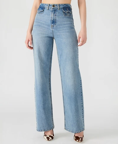 Steve Madden Women's Geraldine Boot-cut Jeans