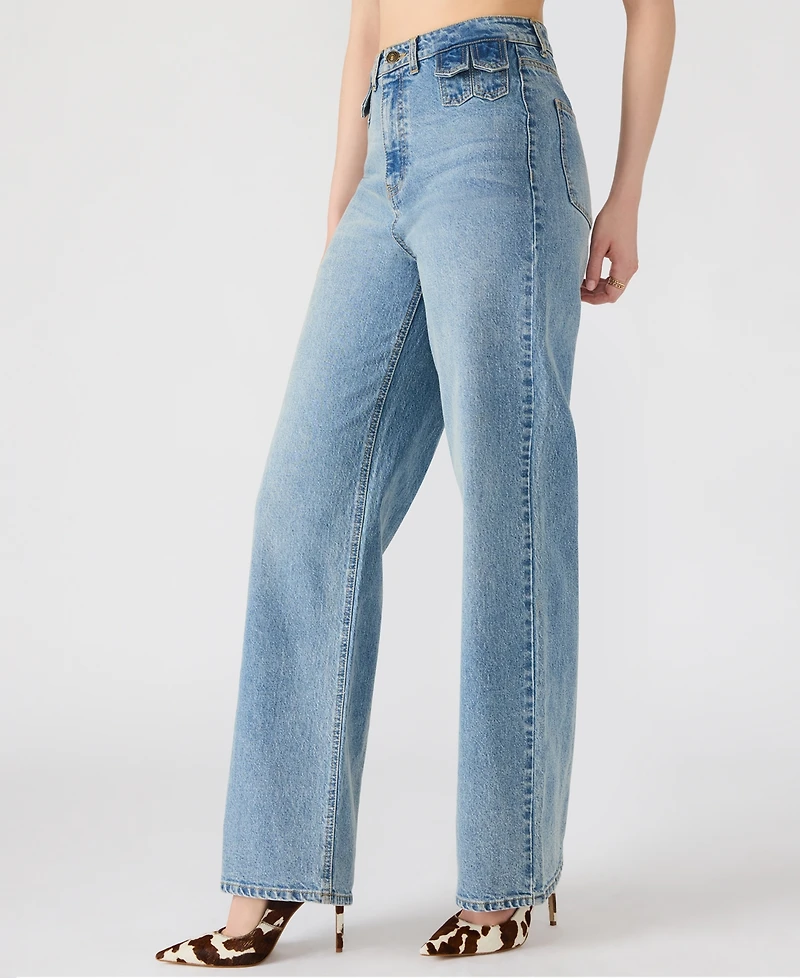 Steve Madden Women's Geraldine Boot-cut Jeans