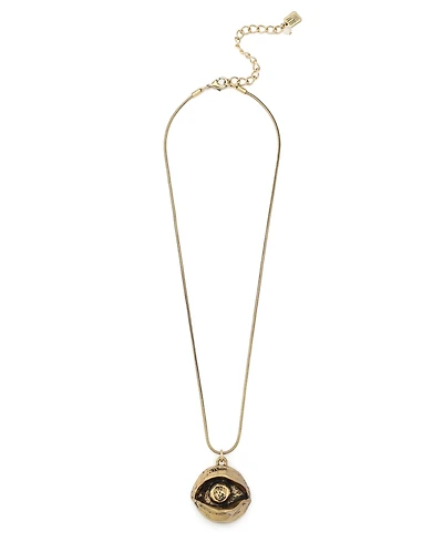 Robert Lee Morris Soho Gold Heirloom Charms Evil Eye Pendant Necklace