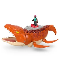 Imaginext Fisher-Price Jurassic World Rebirth Aquachomp Chase Mosasaurus Dinosaur Toy Playset