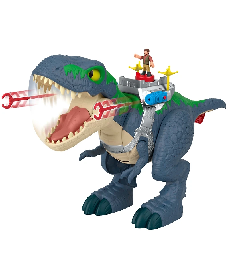 Imaginext Fisher-Price Jurassic World Rebirth Ultimate Action Chomp T. Rex Dino Toy and Action Figures