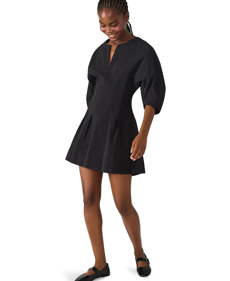 Bb Dakota by Steve Madden Women's Split Neck Mini Dress