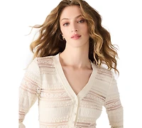 Steve Madden Women's Caterina V-Neck Henley Top