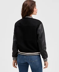 Guess Women's Danielle Collegiate Bomber Jacket