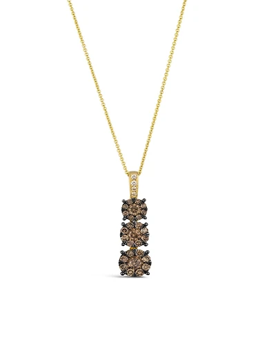 Le Vian Chocolate Diamond (1.11 ct. t.w.) & Nude Diamond (.04 ct. t.w.) Pendant Necklace in 14K Honey Gold