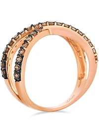 Le Vian Chocolate Diamond Ring (0.77 ct. t.w.) in 14K Strawberry Gold