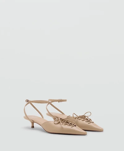 Mango Women's Lace-Up High Heel Shoes
