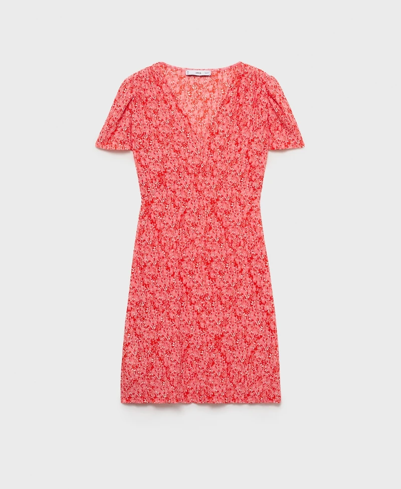 Mango Women's Printed Short Dress