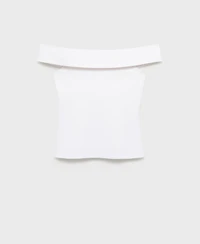 Mango Women's Strapless Top
