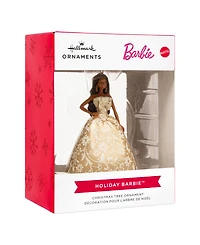 Hallmark Black Holiday Barbie 2025 Christmas Tree Ornament