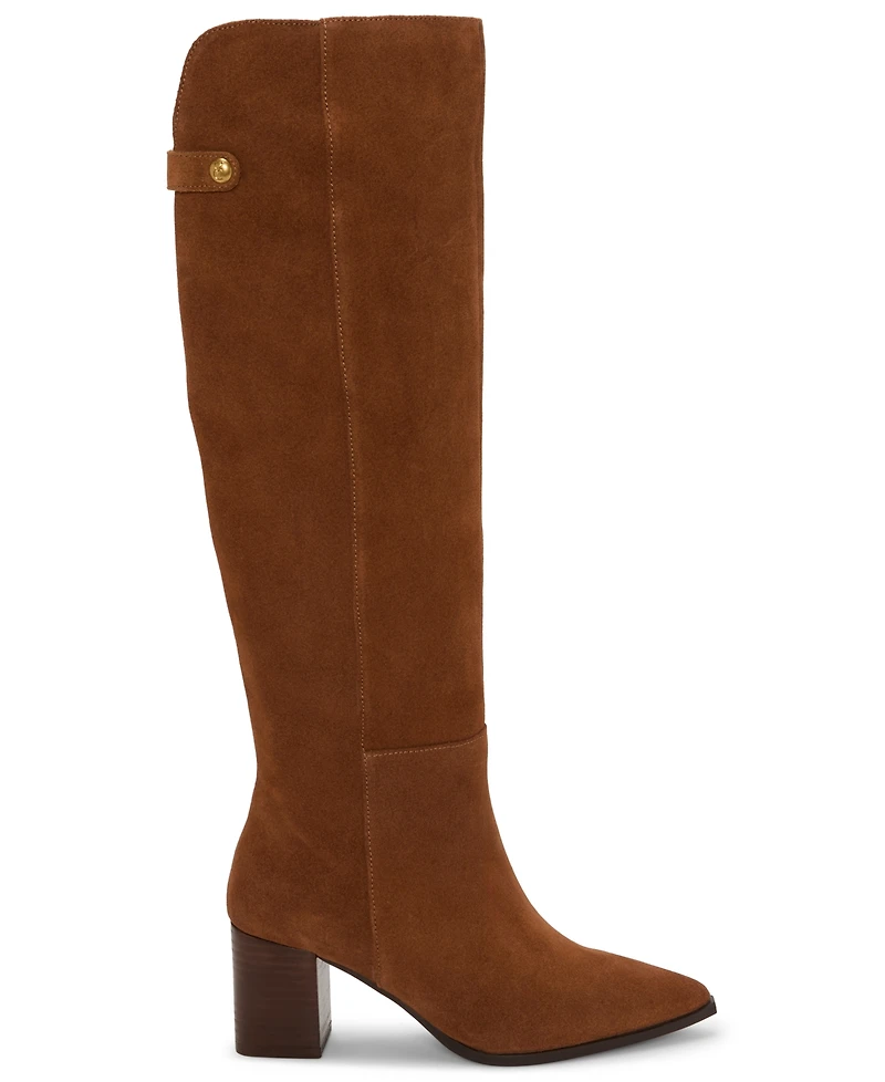 Vince Camuto Women's Lilibet Block Heel Knee-High Boots