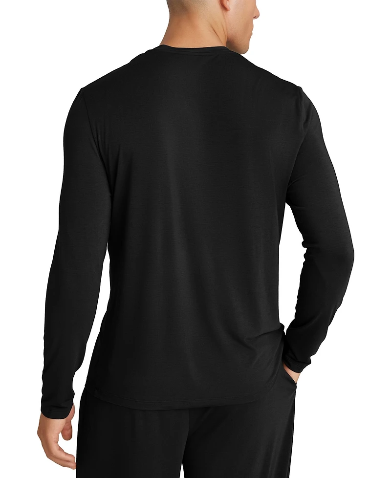 Tommy John Men's Second Skin Long-Sleeve Henley T-Shirt