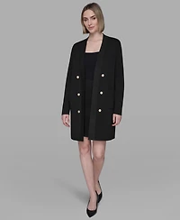 Karl Lagerfeld Paris Women's Long Sleeves Cardigan Sweater