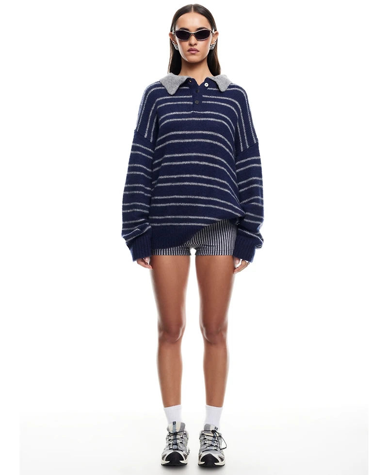 Lioness Women's Knit Button-Front Sweater