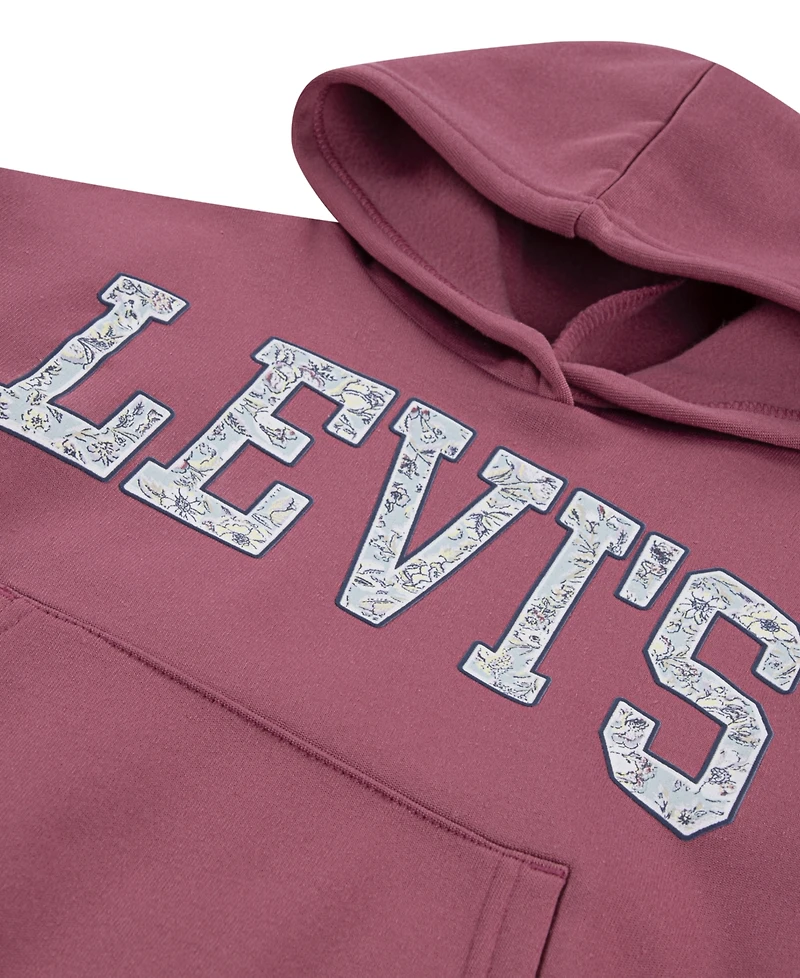 Levi's Big Girls Collegiate Oversized Pullover Hoodie