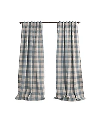 Elrene Home Fashions Grainger Buffalo Check Blackout Window Curtain