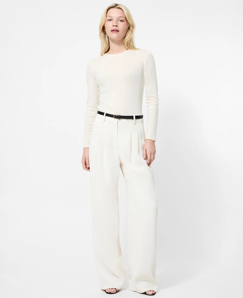 French Connection Women's Knit Long Sleeve Top