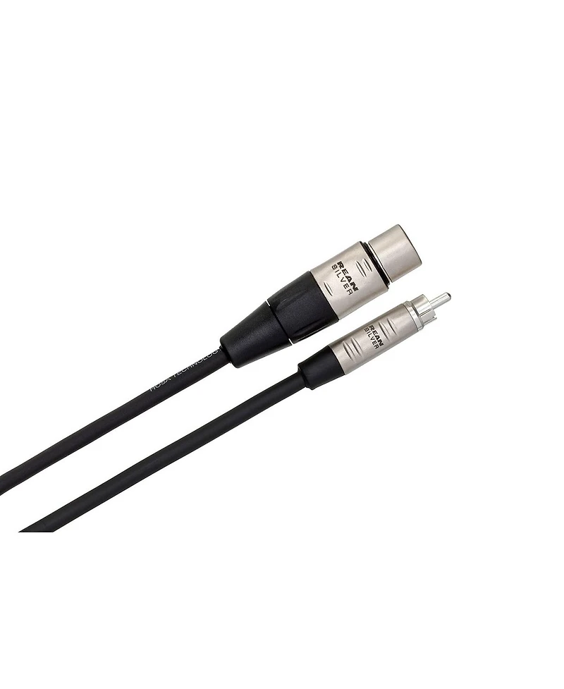 Hosa Technology Pro Unbalanced Interconnect, Rean XLR3F to Rca, 3 ft