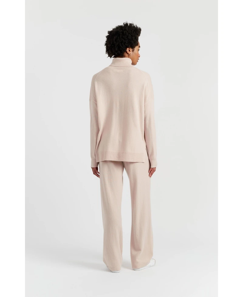 Chinti & Parker Women's Relaxed Roll Neck Wool Cashmere Sweater