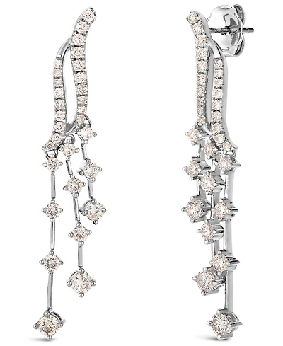 Le Vian Nude Diamond Dangling Drop Earrings (1 ct. t.w.) in 14k Rose Gold