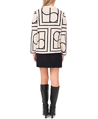 Vince Camuto Women's Geometric Print Top