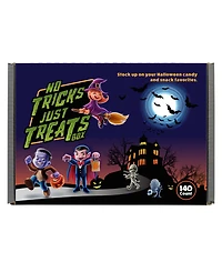 SnackBoxPros No Tricks, Just Treats Halloween Candy and Chocolate Box Set, 140 Pieces