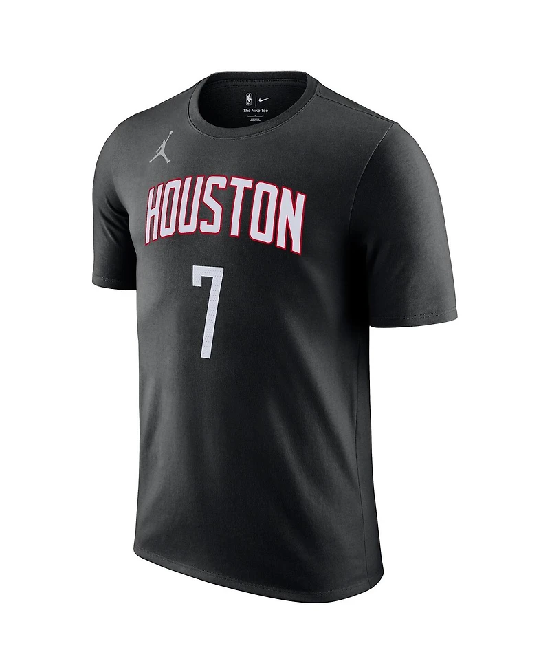 Jordan Men's Kevin Durant Black Houston Rockets Statement Edition Name Number T-Shirt