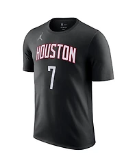 Jordan Men's Kevin Durant Black Houston Rockets Statement Edition Name Number T-Shirt
