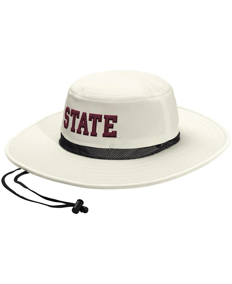 Adidas Men's and Women's Cream Mississippi State Bulldogs Wide Brim Boonie Bucket Hat