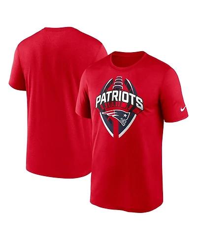Nike Men's Red New England Patriots Legend Icon Performance T-Shirt
